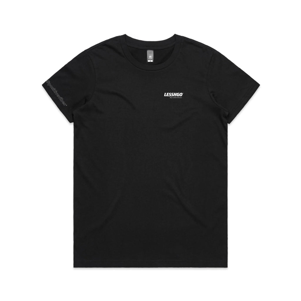 LESSHGO T-SHIRT – BLACK